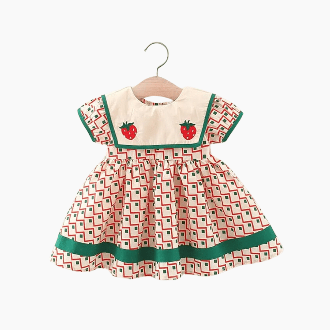 Vintage Plaid Dresses for Baby Girls