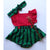 3-6M Watermelon Printed Ruffles Fly Sleeve Jumpsuits