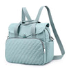 blue waterproof portable baby bag
