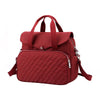 wine red waterproof portable baby bag