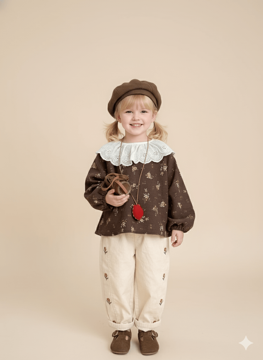 Willow Creek Embroidered Cotton Trousers