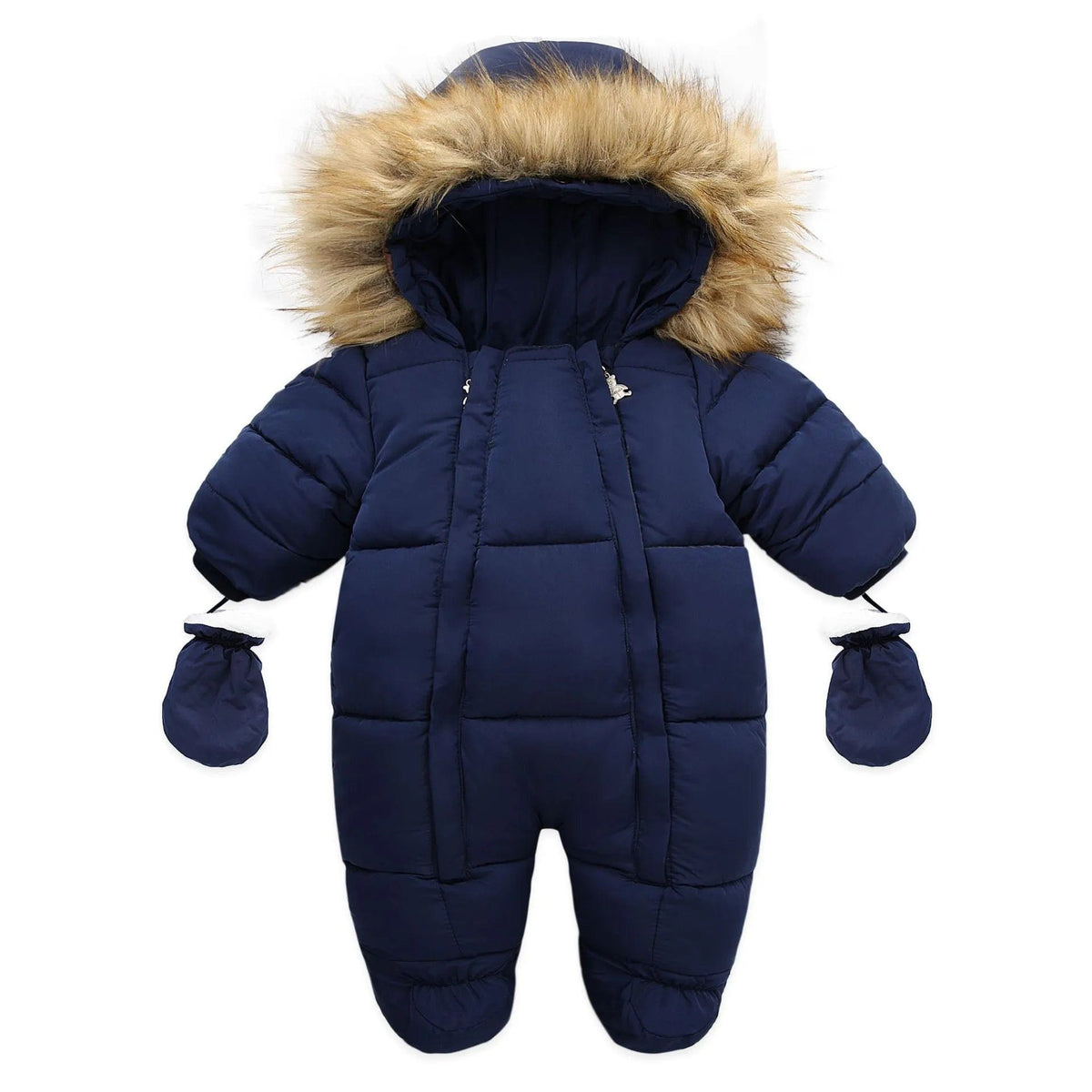 Dark blue-2 / 3-6M(66) Winter Baby Jumpsuit