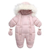 pink-2 / 3-6M(66) Winter Baby Jumpsuit