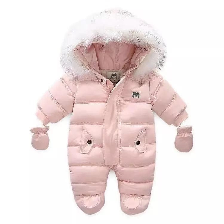 pink-1 / 3-6M(66) Winter Baby Jumpsuit