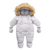 silver-2 / 3-6M(66) Winter Baby Jumpsuit