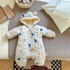 colorful bear / 3-6M / China Winter Baby Rompers