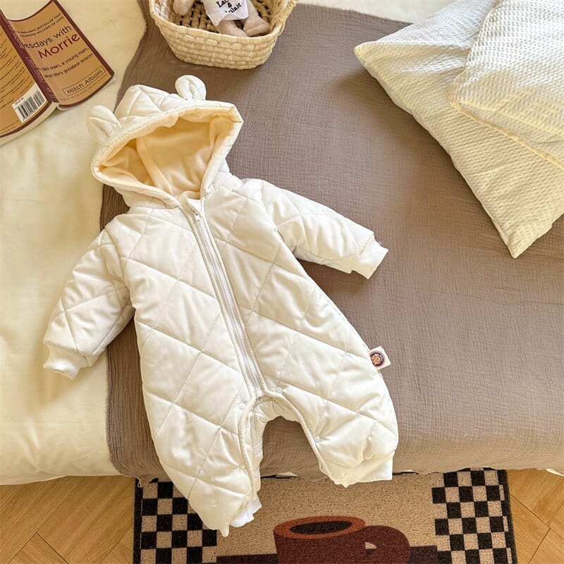 plaid / 3-6M / China Winter Baby Rompers