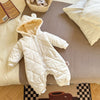 plaid / 3-6M / China Winter Baby Rompers