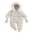 Boy's Clothing Beige / 6-9M Winter Toddler Hooded Puffer Romper