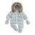 Boy's Clothing Light Blue / 6-9M Winter Toddler Hooded Puffer Romper