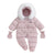 Boy's Clothing Pink / 6-9M Winter Toddler Hooded Puffer Romper