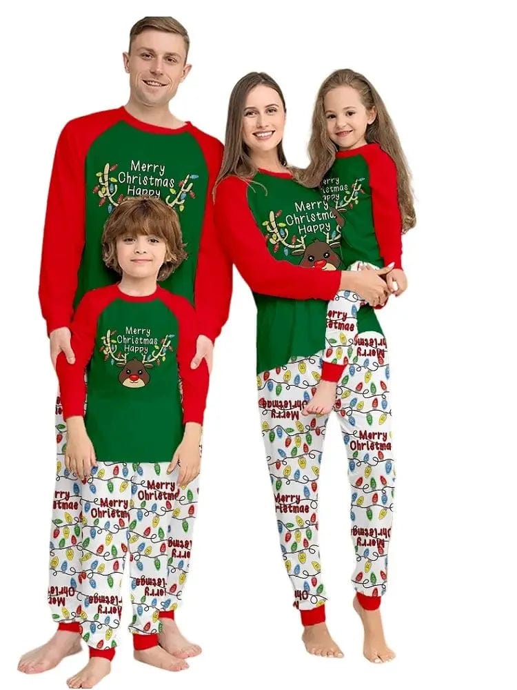 PJS81501 / Baby 6M Xmas Family Matching Pajamas