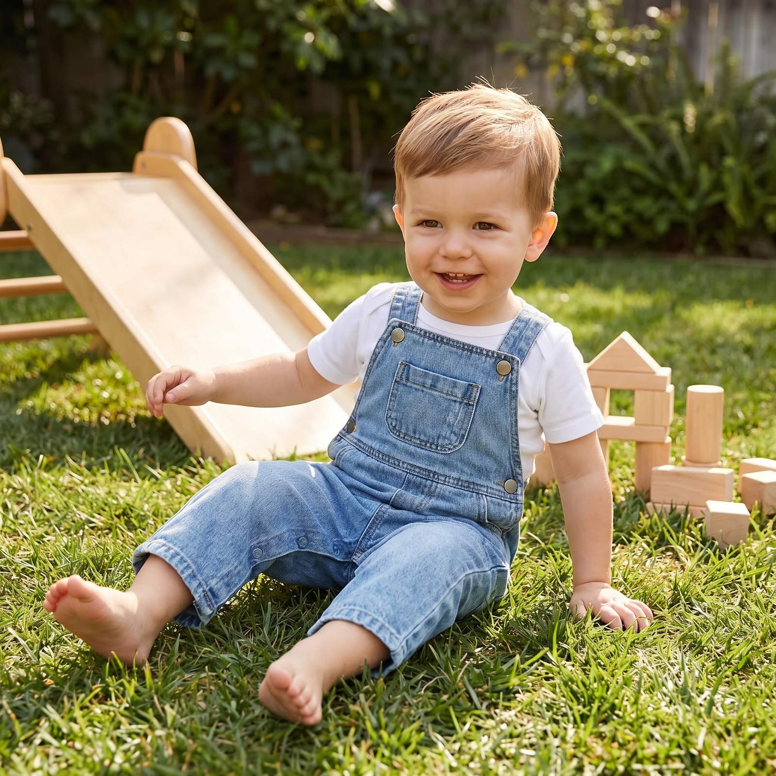 Cool Fashion Denim Jumpsuit for Baby Boys & Girls