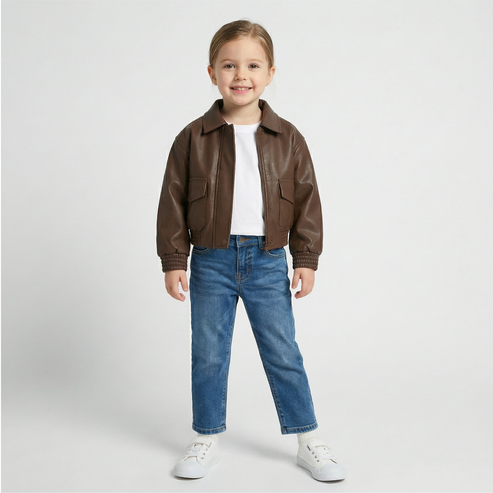 Unisex Faux Leather Jacket