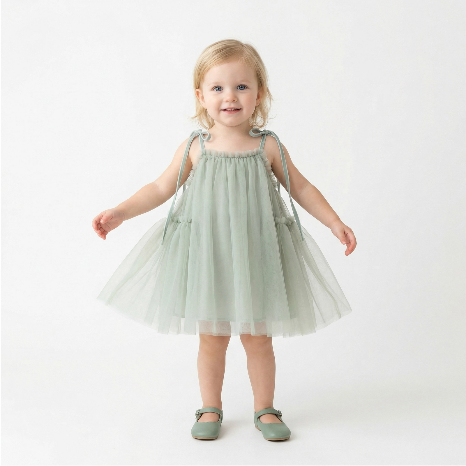 Baby Girls' Layered Tulle Princess Dress