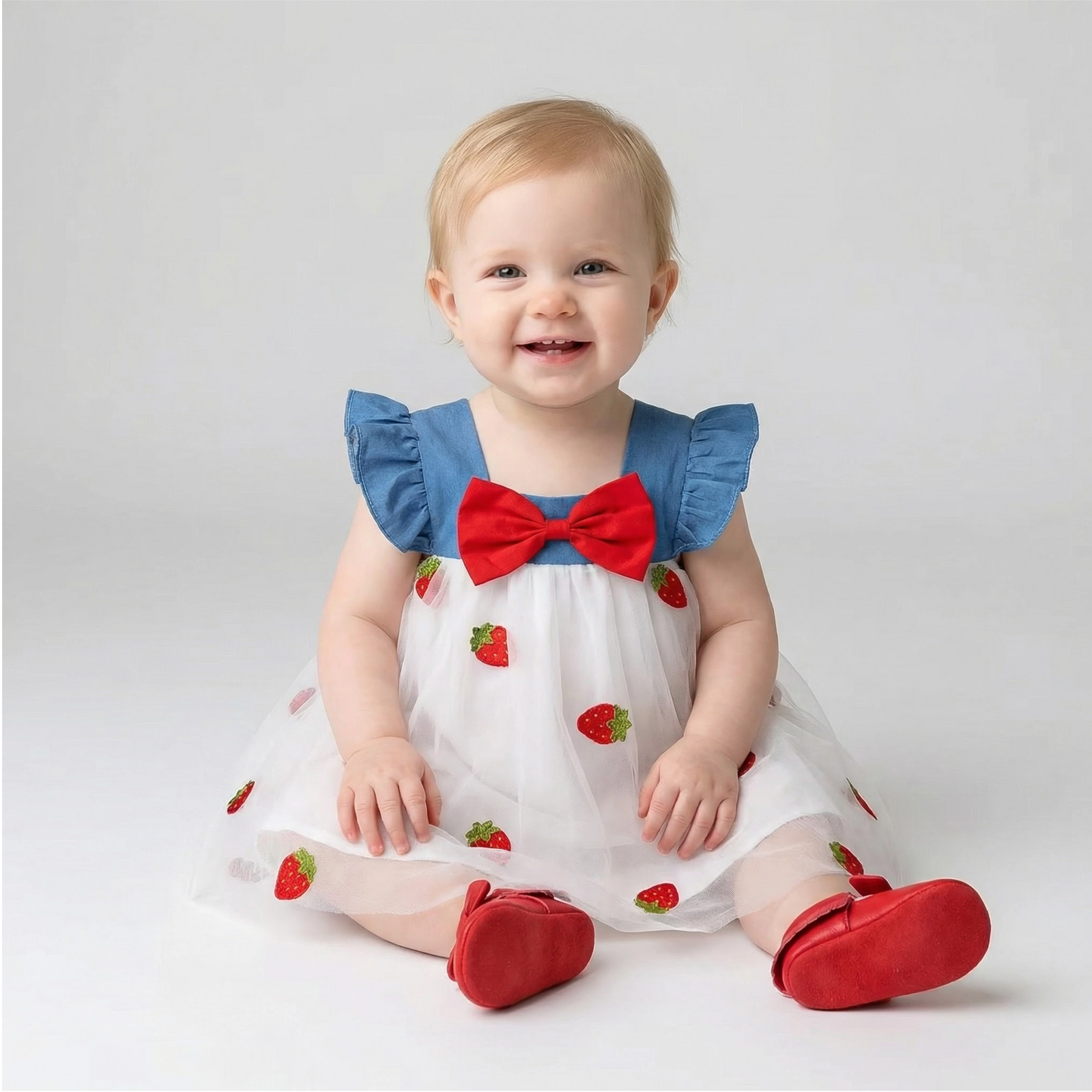 Embroidered Summer Princess Dress