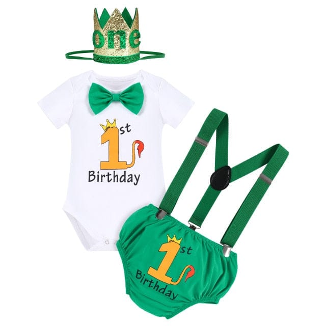 green1 / 18M 1 Year Newborn Baby Boys Cake Smash