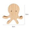 octopus 1pc New Wooden Hook Creative