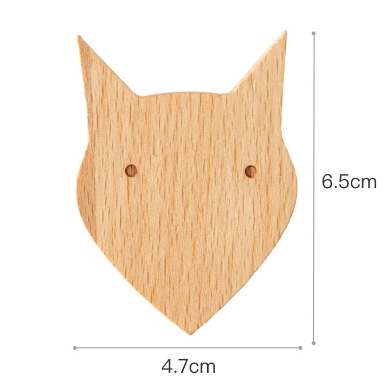 Fox 1pc New Wooden Hook Creative