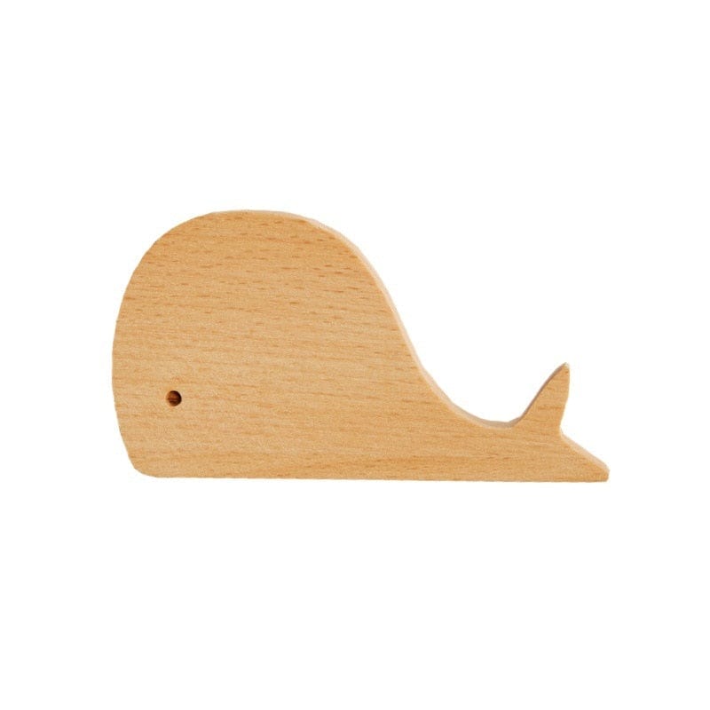 whale 1pc New Wooden Hook Creative
