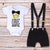 Boy's Clothing Black / 12-18M 1st Birthday Boy Matching Set