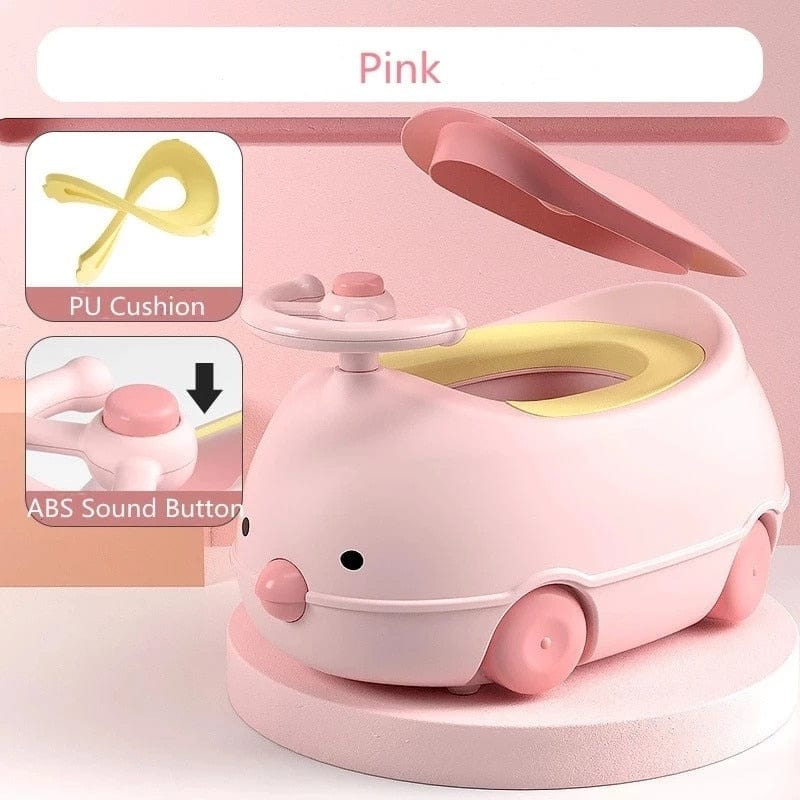 Pink-pu 2 Colors Children's Pot With Brush