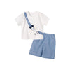 Boy&#39;s Clothing White Bear / 3-6 Months 2 Pcs Short Sleeve Outfit
