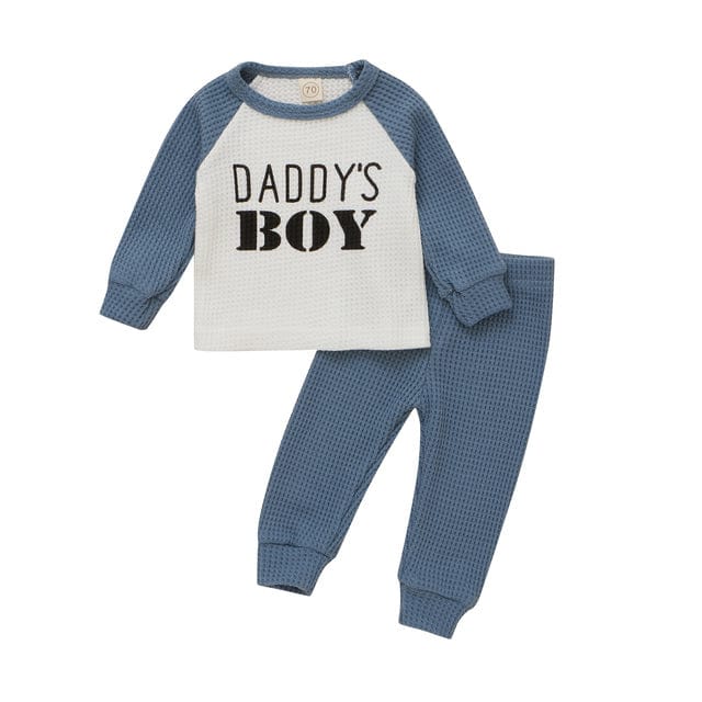 Blue / 9M 2 Pieces Baby Suit Set,