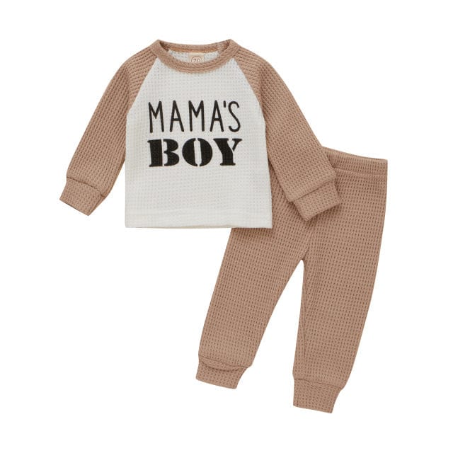 Khaki / 12M 2 Pieces Baby Suit Set,