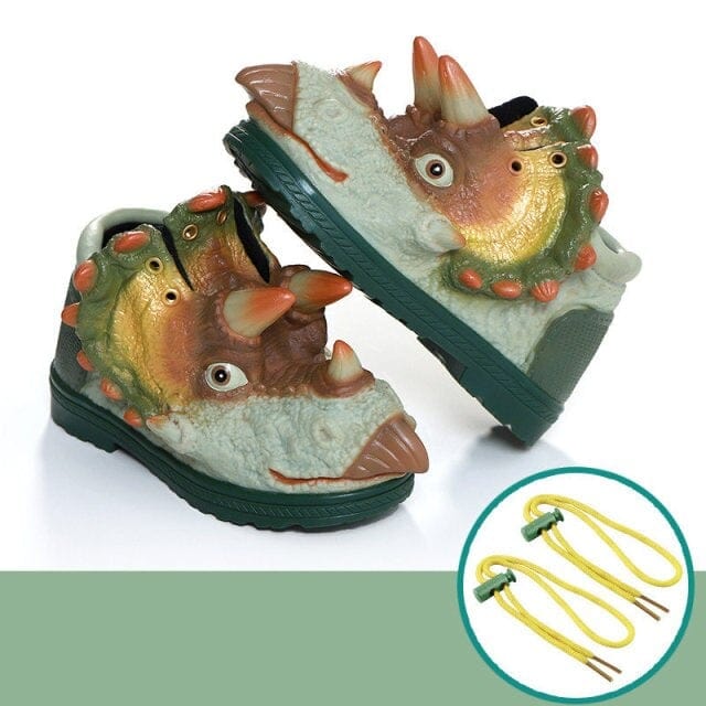 Army Green / 28 2019 Brand Kids Shoes Boys Creative Dinosaurs children Sneakers Baby Boy Sport Sneakers 3D waterproof Kids Shoes For Girls