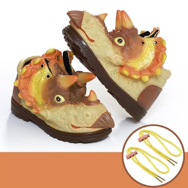 Khaki / 28 2019 Brand Kids Shoes Boys Creative Dinosaurs children Sneakers Baby Boy Sport Sneakers 3D waterproof Kids Shoes For Girls