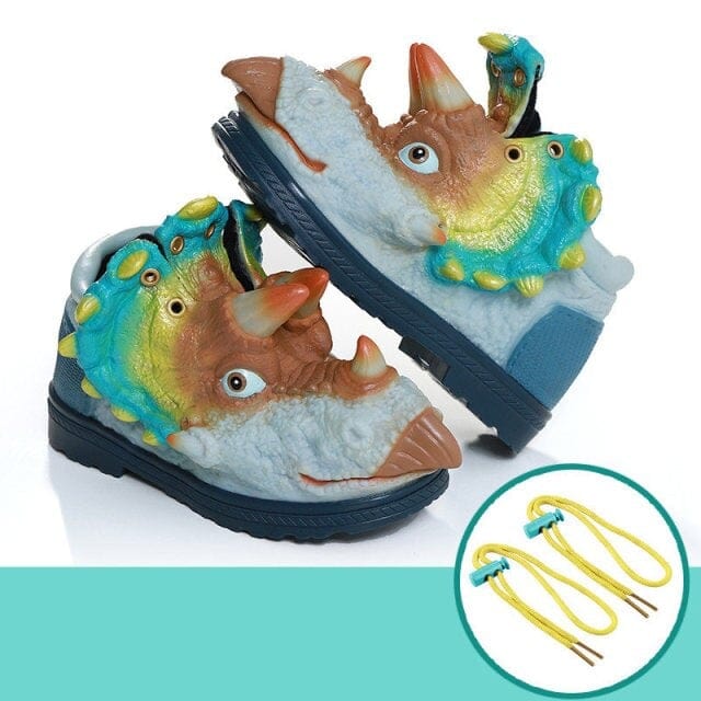 sky blue / 30 2019 Brand Kids Shoes Boys Creative Dinosaurs children Sneakers Baby Boy Sport Sneakers 3D waterproof Kids Shoes For Girls