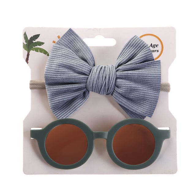 2 2Pcs/Set Baby Round Sunglasses