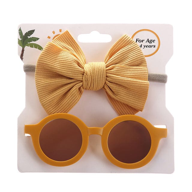 2Pcs/Set Baby Round Sunglasses