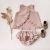 2Pcs Summer Vintage Baby Outfits
