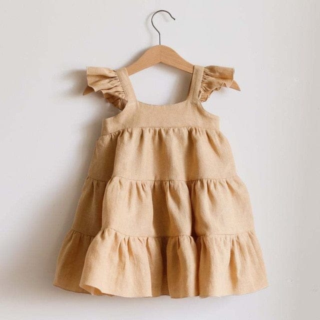 light yellow / 6M 3 Layers Cake Tutu Dress