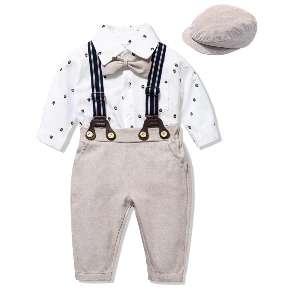 Boy's Clothing 3 pieces with hat / 24M 3 Piece Gentlemen Outfit