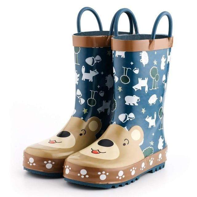 Shoes 10 / Ivory 3D Cartoon Rain Boots