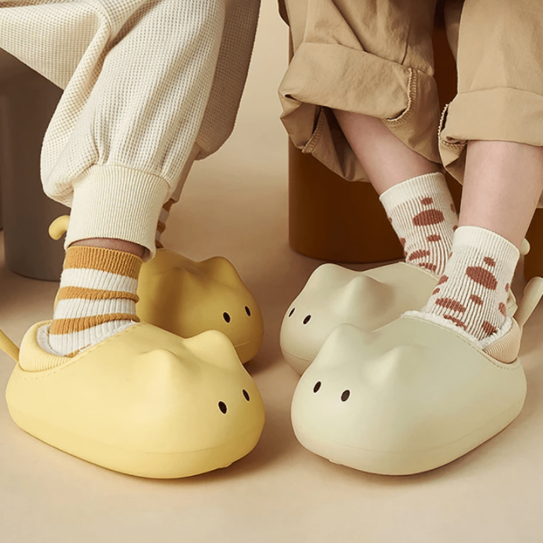 shoes 3D Cat Kids Slippers