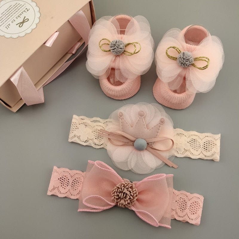 3Pcs/Set Baby Lace Floral Headband