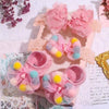 pink 13 no box 2 3Pcs/Set Baby Lace Floral Headband