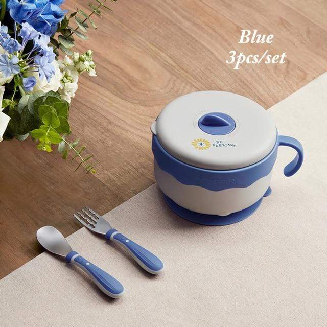 Accessories Blue 3pcs 5pcs Baby Tableware Set