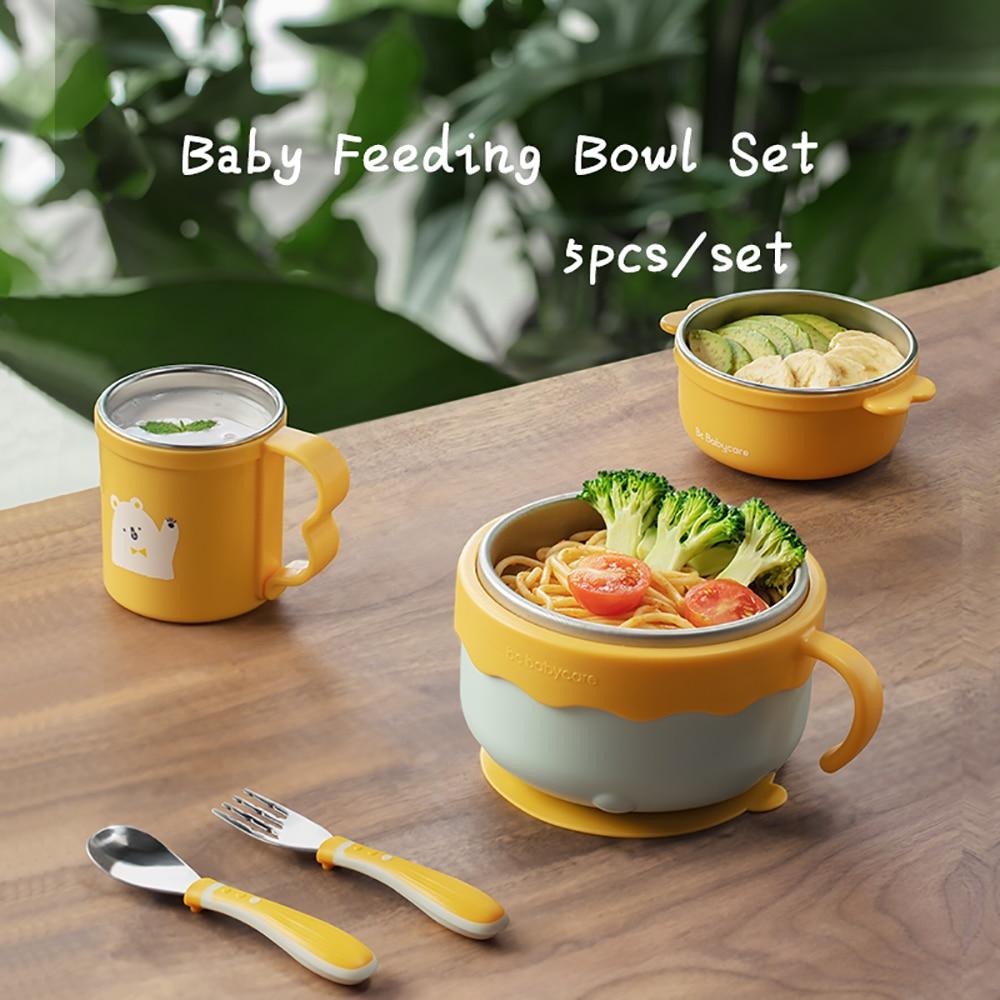 Accessories 5pcs Baby Tableware Set
