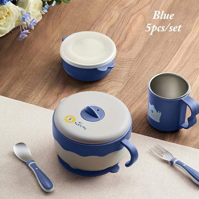 Accessories 5pcs Baby Tableware Set