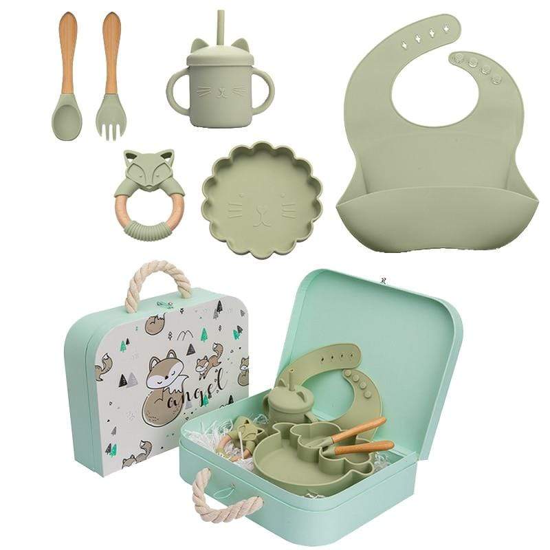 Stainless Steel Baby Feeding Bowl Set - Momorii