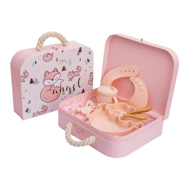 Accessories peach set wiht box 6Pc Tableware Set