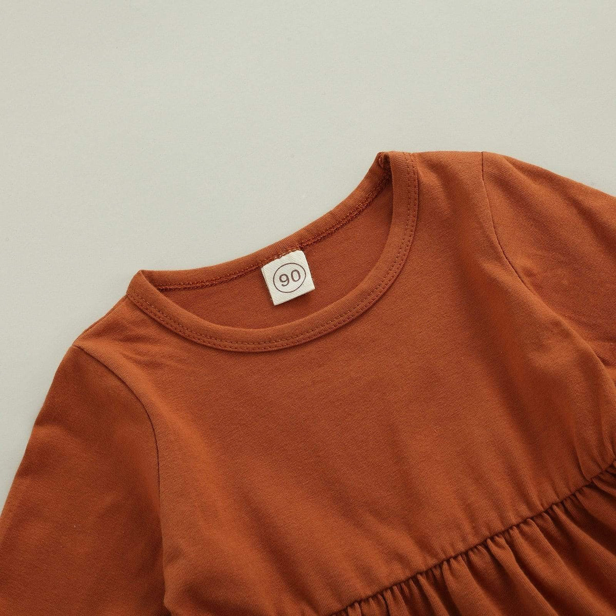 Girl's Clothing A-Lined Tops Wide-Leg Dye Printed Casual Trousers + Scarf