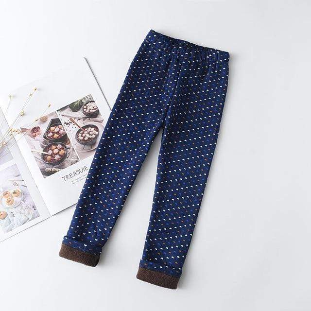 AH1271Navy Blue / 5T Bear Leader Girls Leggings Autumn and Winter Thicken Warm Girl Pants Kids Fashion Costume Children Girl Clothing for Winter 3-8T