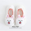 Shoes White Pink / 26-27 Adorable Baby Socks with Rubber Soles