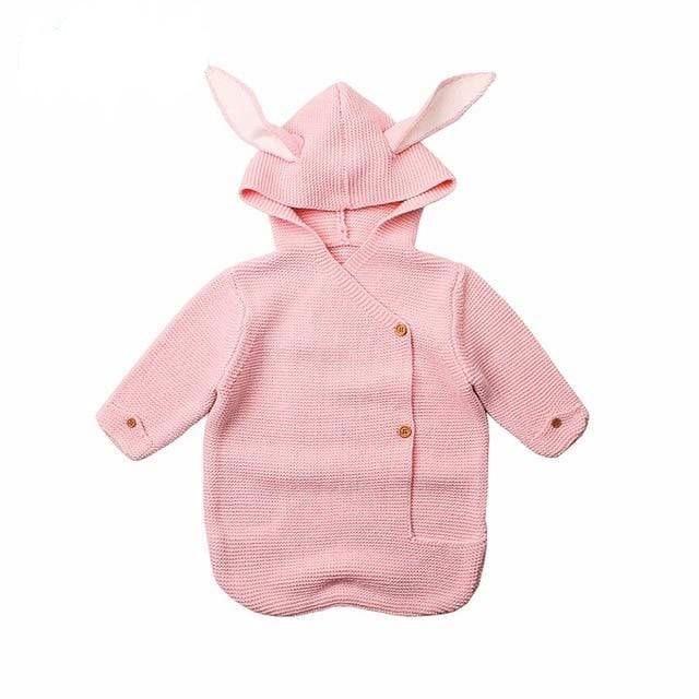 unisex pink / 6M Adorable Rabbit Sleeping Bag